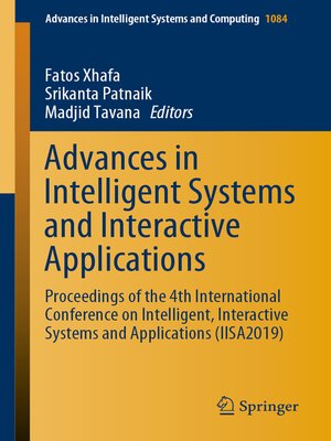 cover image of Advances in Intelligent Systems and Interactive Applications